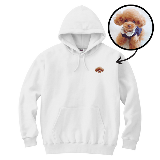 【送料無料】うちの子イラストプルパーカー(フルカラー)