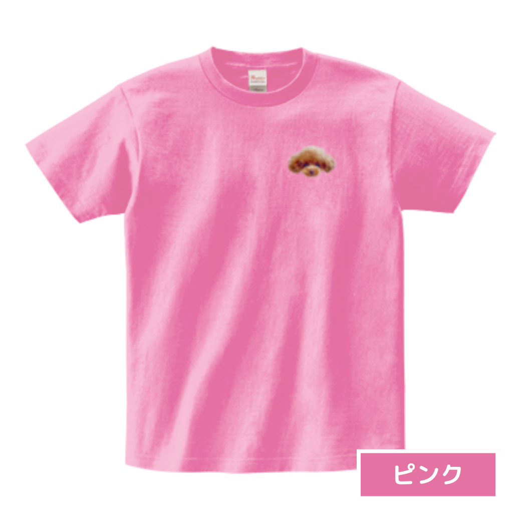 【送料無料】うちの子イラストTシャツ（フルカラー）