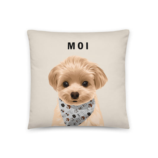 うちの子イラストクッションカバー